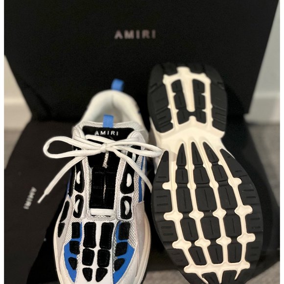 AMIRI MENS  BONE RUNNER SNEAKERS